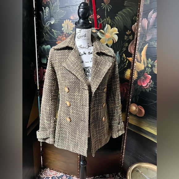 Ladies Brown Tweed Coat 2026.Venus Erba | Jackets & Coats | Womens Brown Tweed Jacket From Venus ...